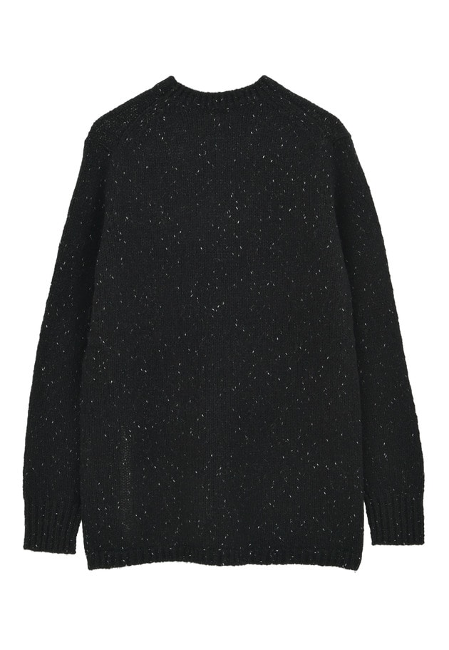 ラメノットウールスリットニット 詳細画像 Black 7
