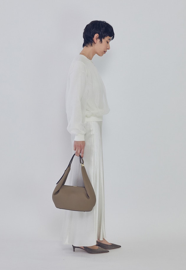 オーガンザレイヤードニットプルオーバー 詳細画像 Offwhite 4