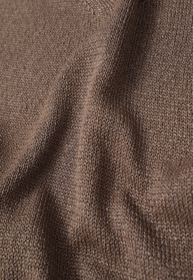 ブライトニットVネックプルオーバー 詳細画像 Brown 12