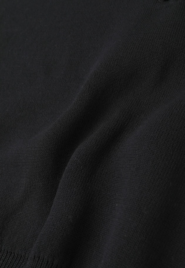 レースアップポロニットプルオーバー 詳細画像 Navy 11