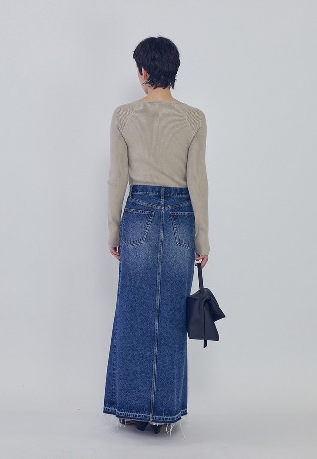 ヴィスコースストレッチリブニットプルオーバー 詳細画像 Beige 6