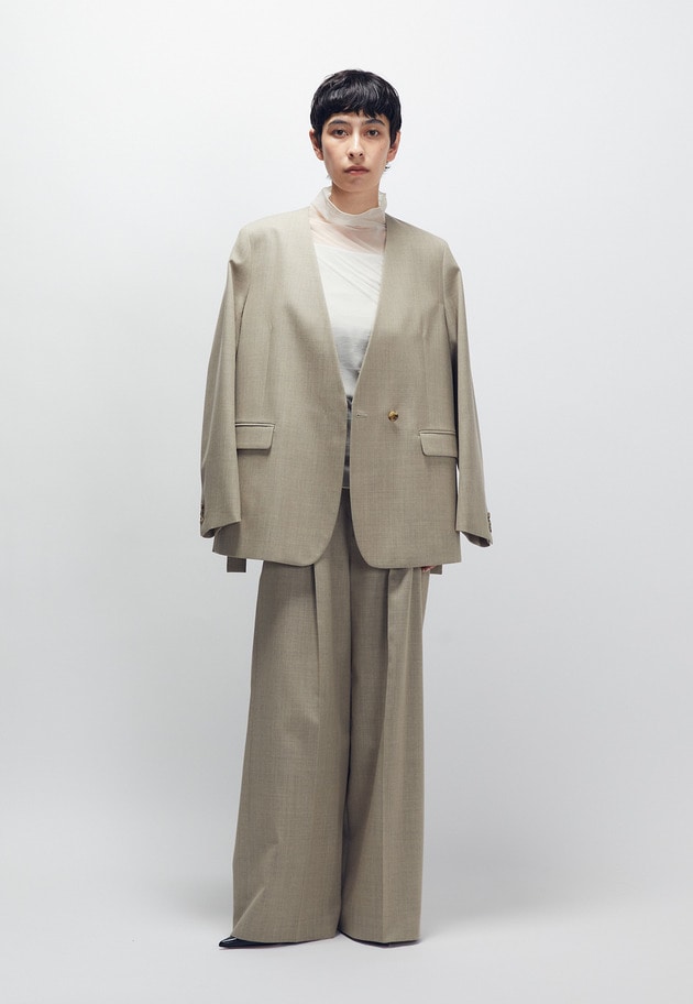 【追加】シアーハイネックカットソー 詳細画像 Offwhite 2