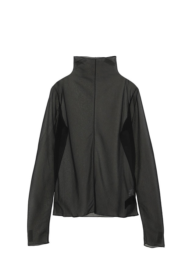 【追加予約】シアーハイネックカットソー 詳細画像 Black 6