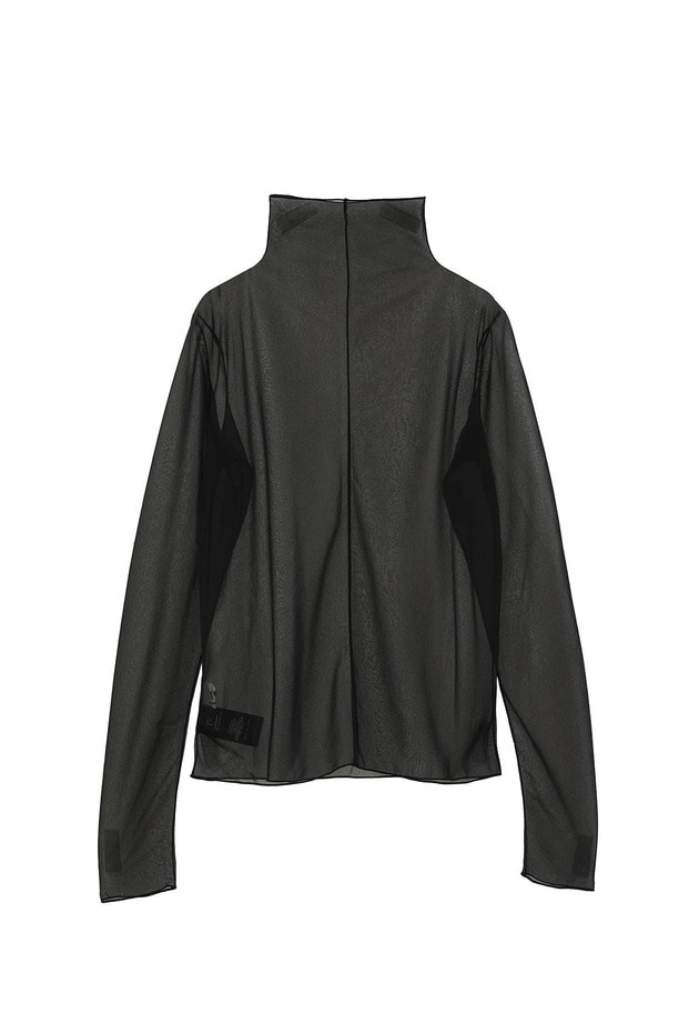 【追加予約】シアーハイネックカットソー 詳細画像 Black 7