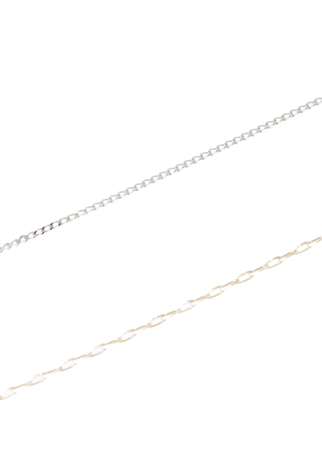 ＜wePERM（ウィパーマ）＞アシンメトリー チェーンネックレス 詳細画像 Gold 13