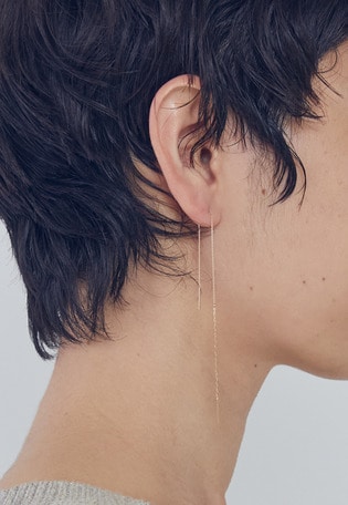 ＜wePERM（ウィパーマ）＞“Duo”ピアス（両耳）