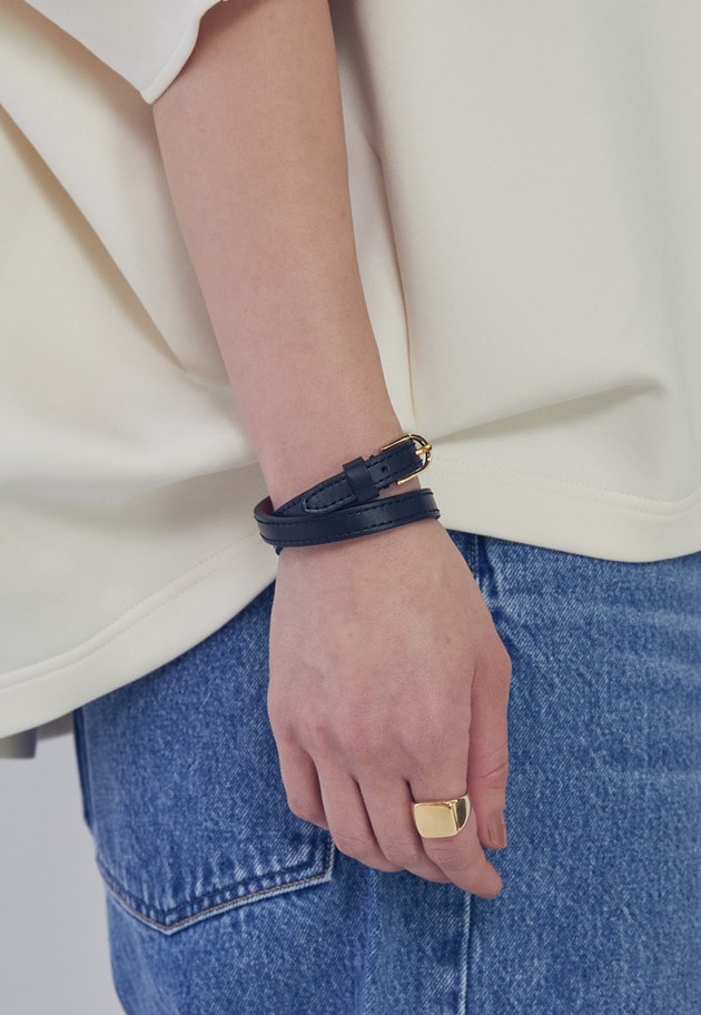 ＜MARY AL TERNA (メアリ オル ターナ)＞ブレスレット 詳細画像 Black 1