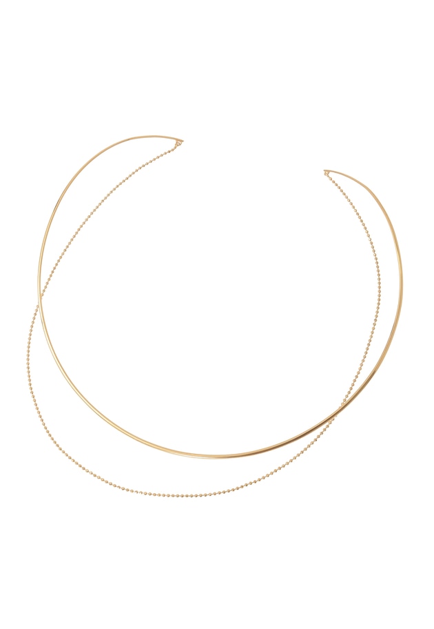 【WEB限定】＜wePERM（ウィパーマ）＞&ldquo;Neat Link&rdquo;チョーカー 1.5mm 詳細画像 Gold 11
