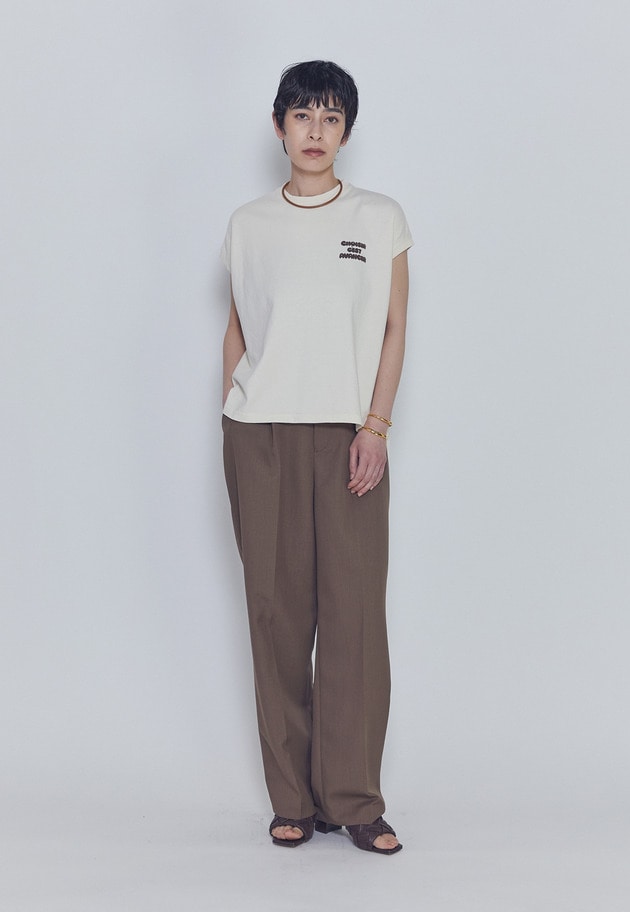 ＜Bijou R.I (ビジューアールアイ)＞レザーチョーカーネックレス 詳細画像 Camel 3