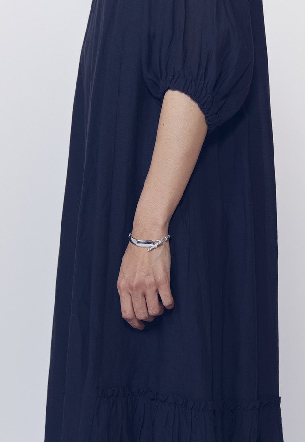 ＜Lemme.（レム）＞プレートチェーンブレスレット 詳細画像 Silver 1