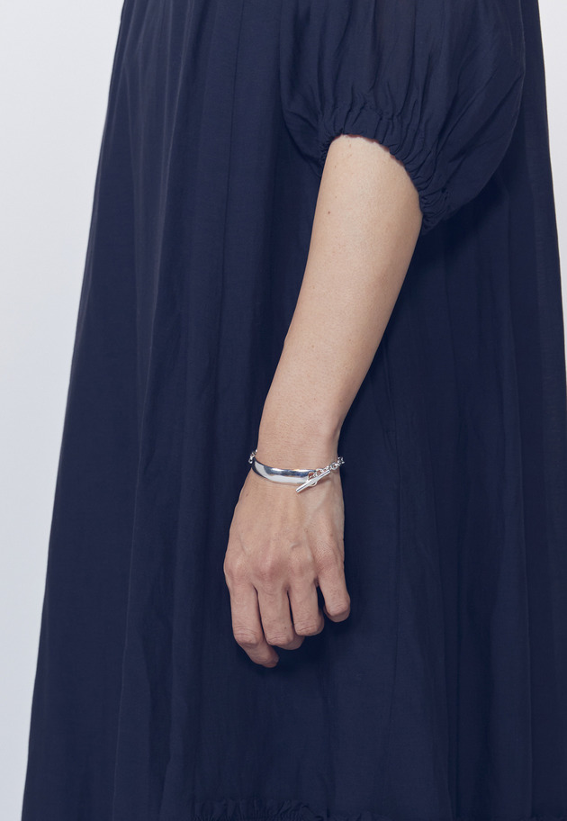 ＜Lemme.（レム）＞プレートチェーンブレスレット 詳細画像 Silver 2