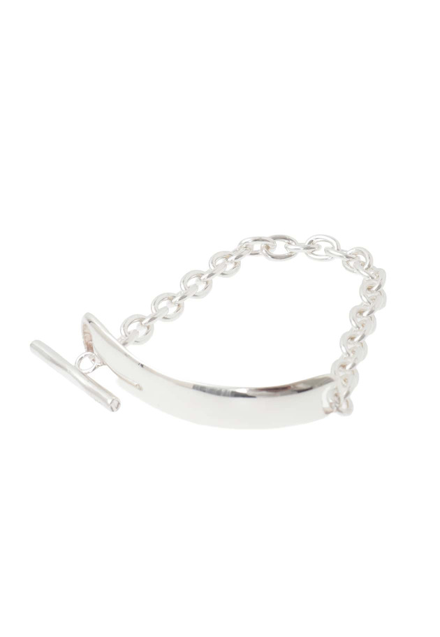 ＜Lemme.（レム）＞プレートチェーンブレスレット 詳細画像 Silver 6