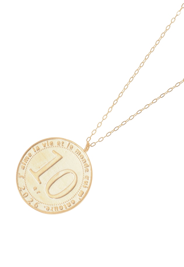 ＜Lemme.（レム）＞別注1erコインネックレス 詳細画像 Gold 16