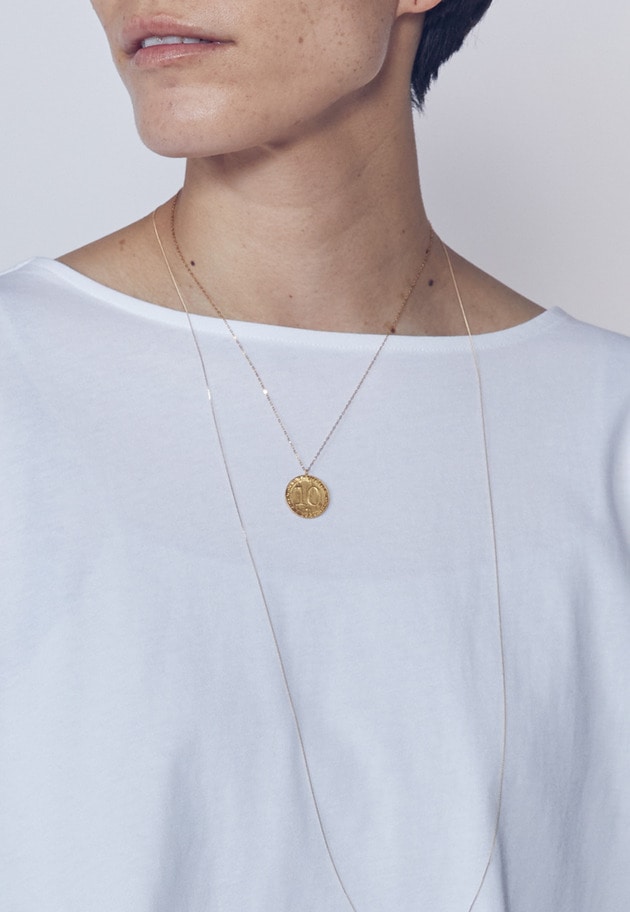 【予約】＜Lemme.（レム）＞別注1erコインチョーカー 詳細画像 Gold 2