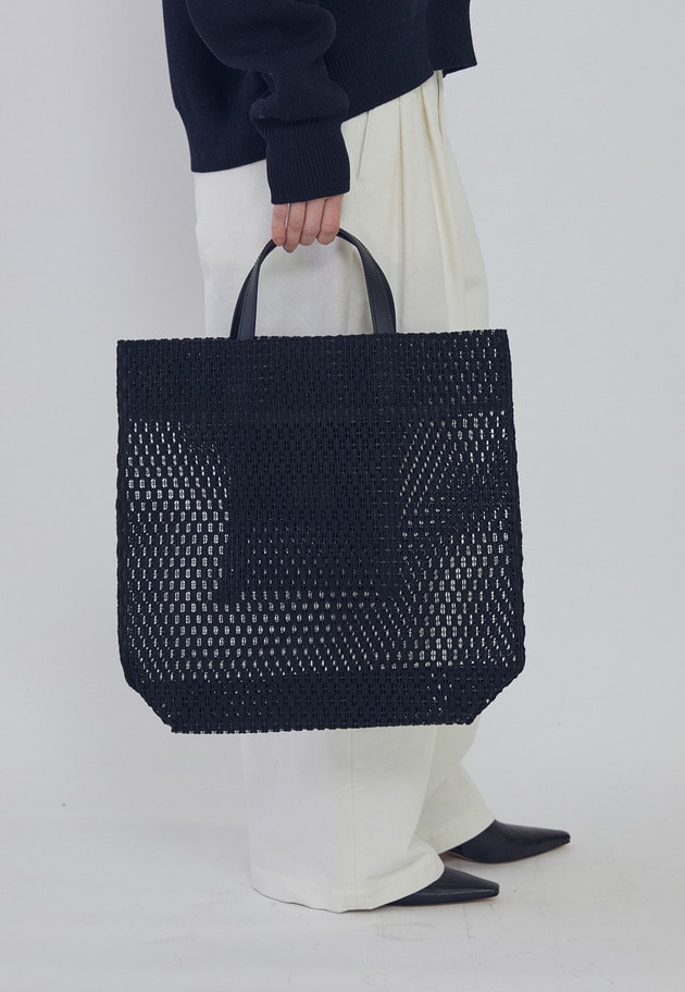 ＜MARY AL TERNA (メアリ オル ターナ)＞"GAP"トートバッグ 詳細画像 Black 1