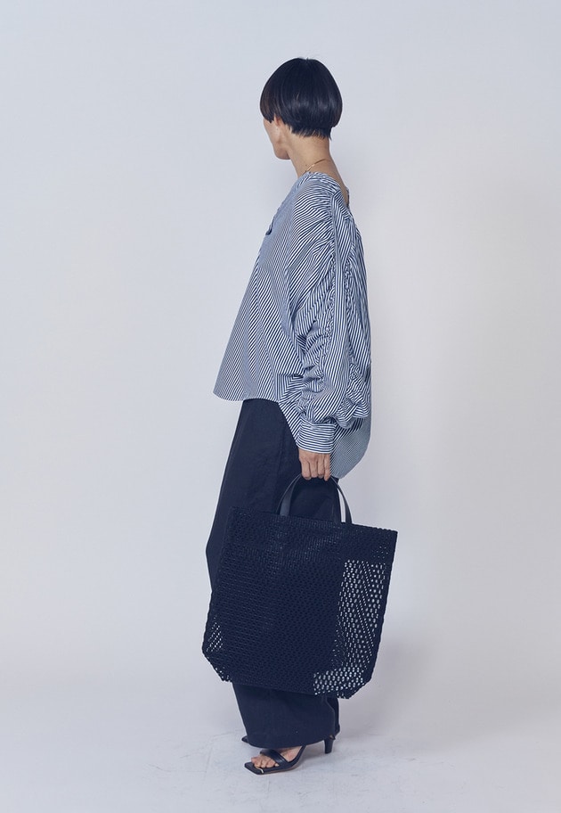 ＜MARY AL TERNA (メアリ オル ターナ)＞"GAP"トートバッグ 詳細画像 Black 3