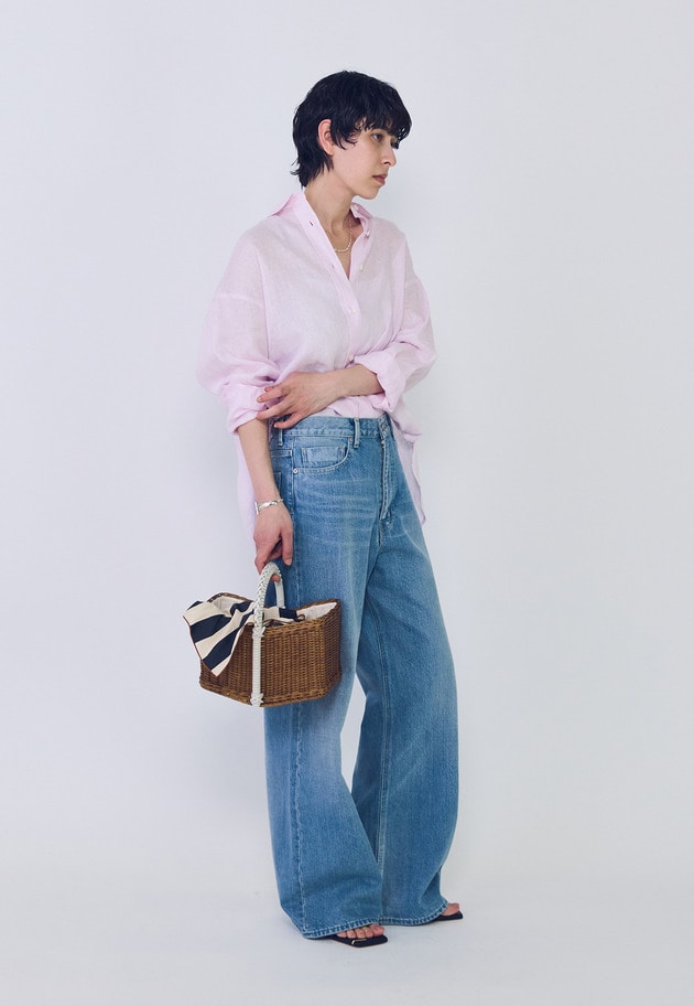 ＜A VACATION (ア ヴァケーション)＞"SEESAW RTN S"カゴバッグ 詳細画像 Offwhite 4
