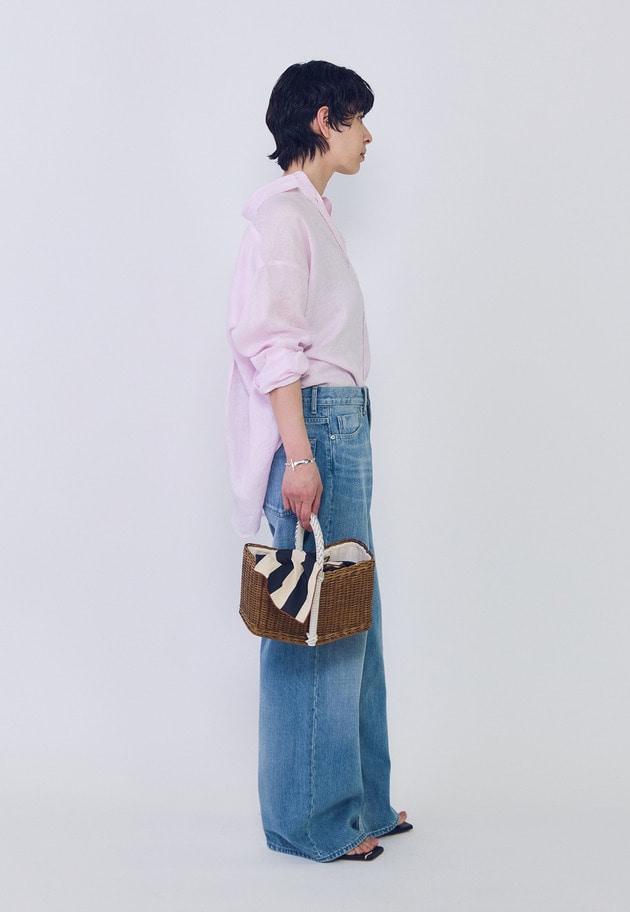 ＜A VACATION (ア ヴァケーション)＞"SEESAW RTN S"カゴバッグ 詳細画像 Offwhite 5