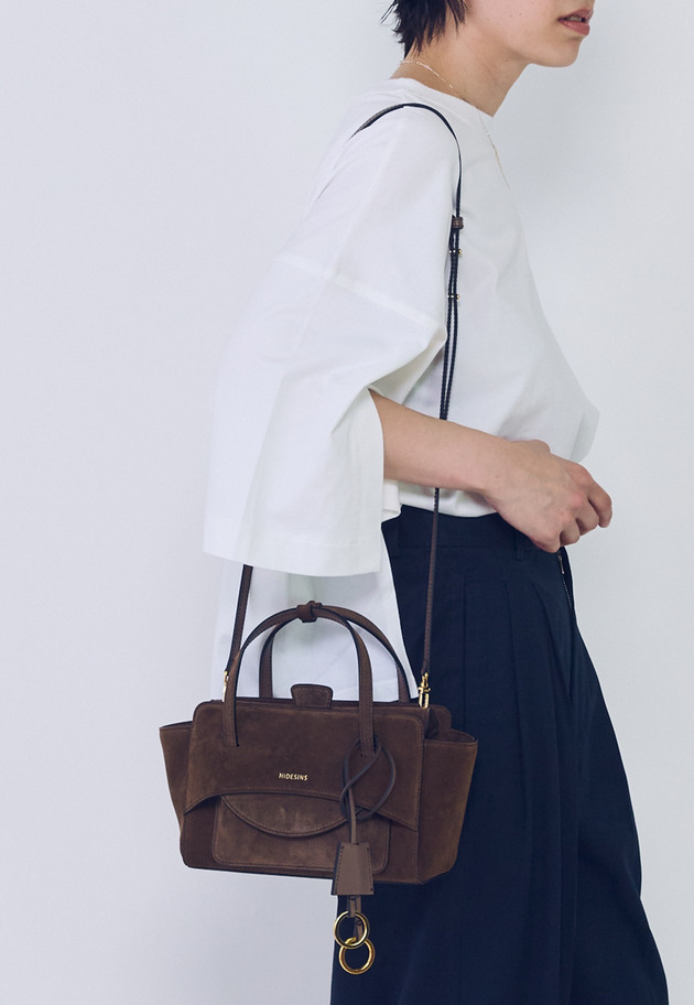 ＜HIDESIGN（ハイドサイン）＞ハンドバッグ 詳細画像 Beige 1