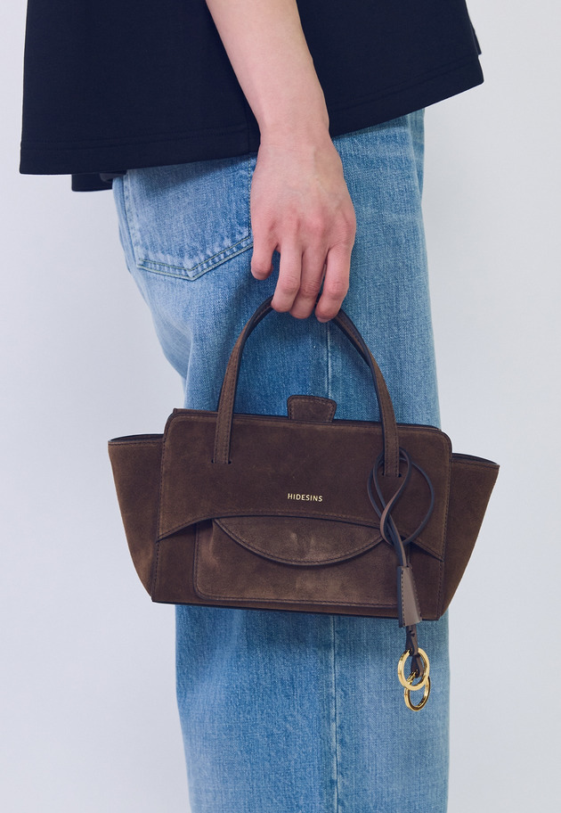 ＜HIDESIGN（ハイドサイン）＞ハンドバッグ 詳細画像 Beige 4