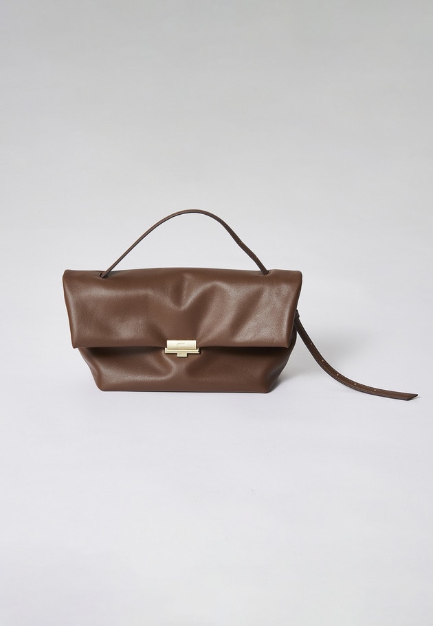 【予約】＜PUNTI（プンティ）＞"GRAFT-FLAP&rdquo;ショルダーバッグ 詳細画像 Brown 5