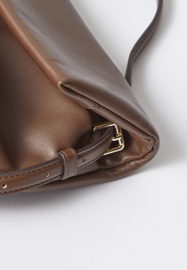 【予約】＜PUNTI（プンティ）＞"GRAFT-FLAP&rdquo;ショルダーバッグ 詳細画像 Brown 8