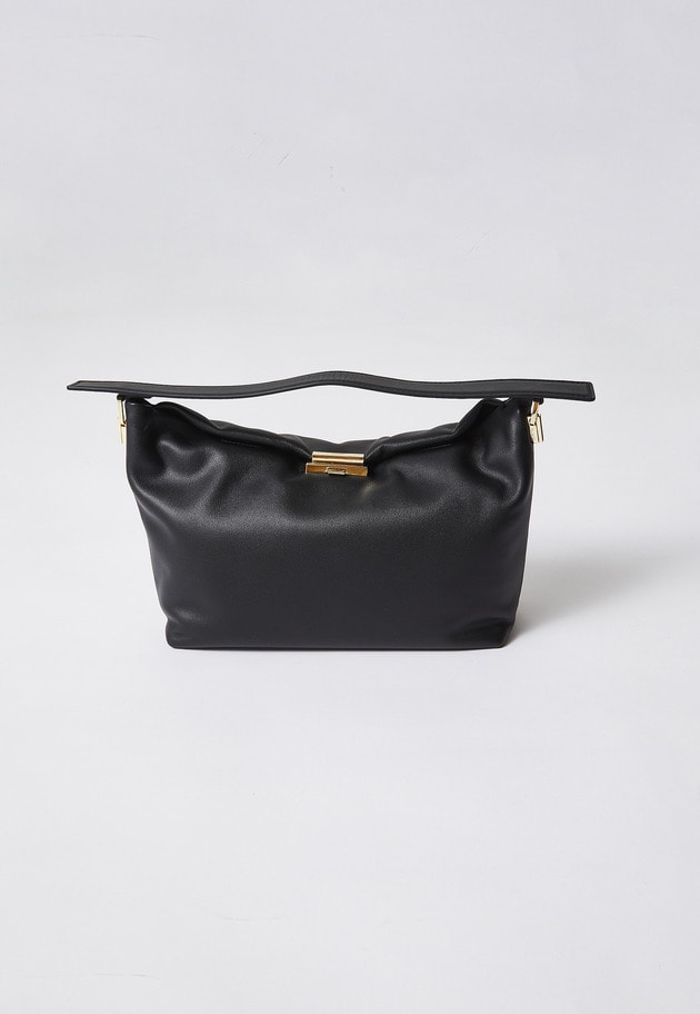 【予約・WEB限定】＜PUNTI（プンティ）＞"GRAFT-BOX&rdquo;ハンドバッグ 詳細画像 Black 5