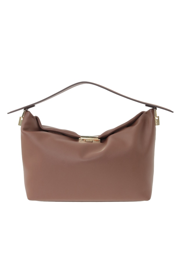 【WEB限定】＜PUNTI（プンティ）＞&ldquo;GRAFT-BOX&rdquo;ハンドバッグ 詳細画像 Brown 11