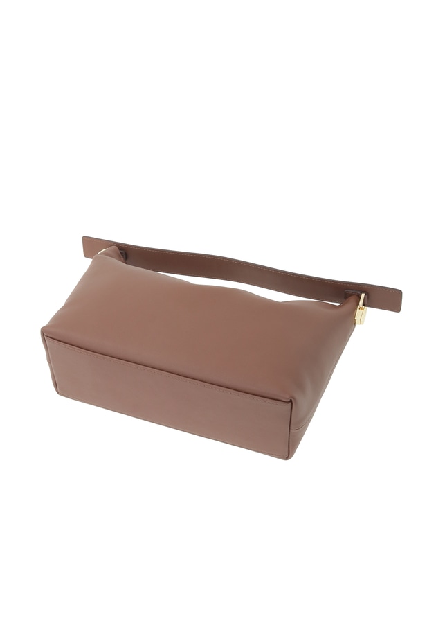 【WEB限定】＜PUNTI（プンティ）＞&ldquo;GRAFT-BOX&rdquo;ハンドバッグ 詳細画像 Brown 17