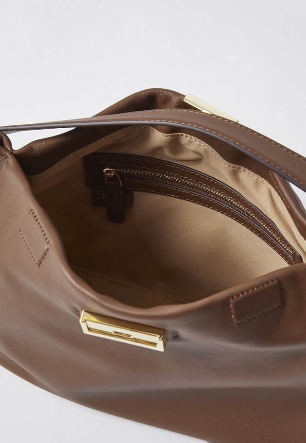 【予約・WEB限定】＜PUNTI（プンティ）＞"GRAFT-BOX&rdquo;ハンドバッグ 詳細画像 Brown 7