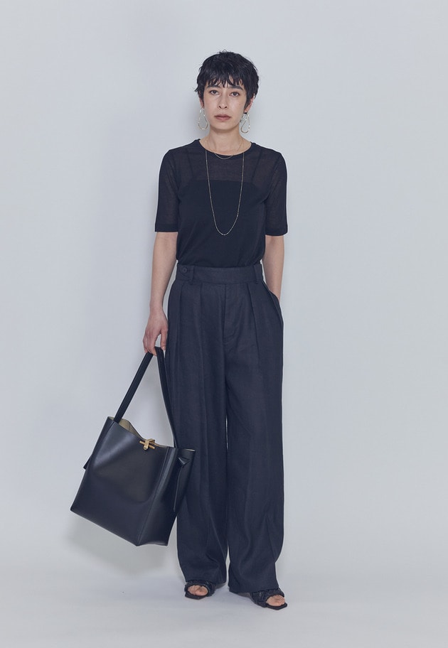 ＜ZANCHETTI / ザンケッティ＞"BNG&rdquo;ショルダーバッグ 詳細画像 Black 2