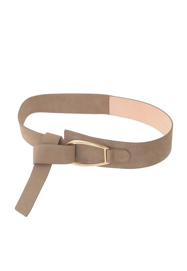 ＜ATELIER AMBOISE (アトリエ アンボワーズ)＞スエードベルト 詳細画像 Camel 4