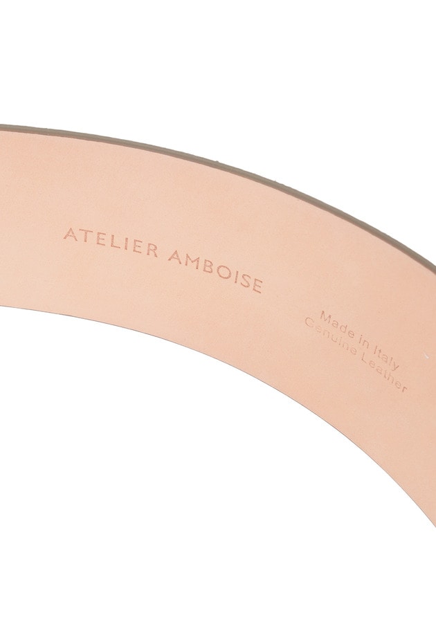 ＜ATELIER AMBOISE (アトリエ アンボワーズ)＞スエードベルト 詳細画像 Camel 8