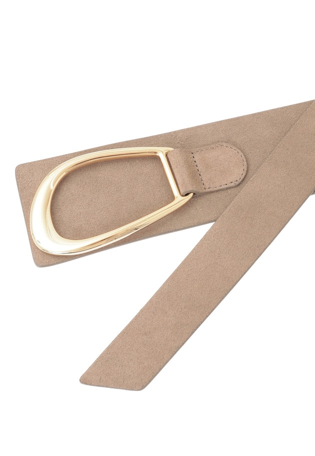 ＜ATELIER AMBOISE (アトリエ アンボワーズ)＞スエードベルト 詳細画像 Camel 9