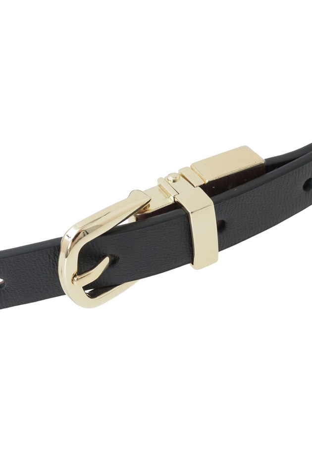 ＜LEFIJE (レフィエ)＞&ldquo;RVC Tresor&rdquo;ベルト（ブラック&times;ブラウン） 詳細画像 Brown 3