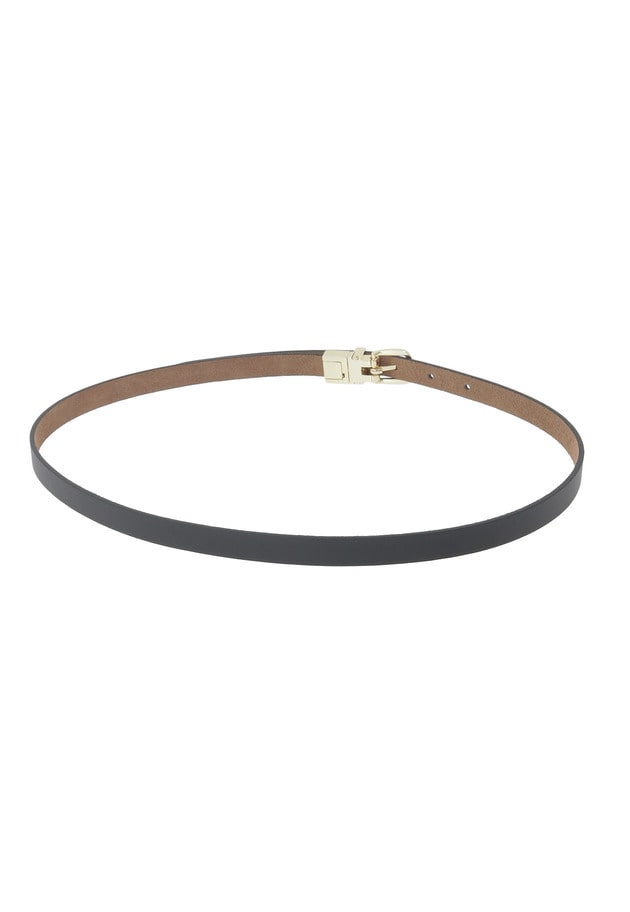 ＜LEFIJE (レフィエ)＞&ldquo;RVC Alaska&rdquo;ベルト（ブラック&times;スエードブラウン） 詳細画像 Beige 2