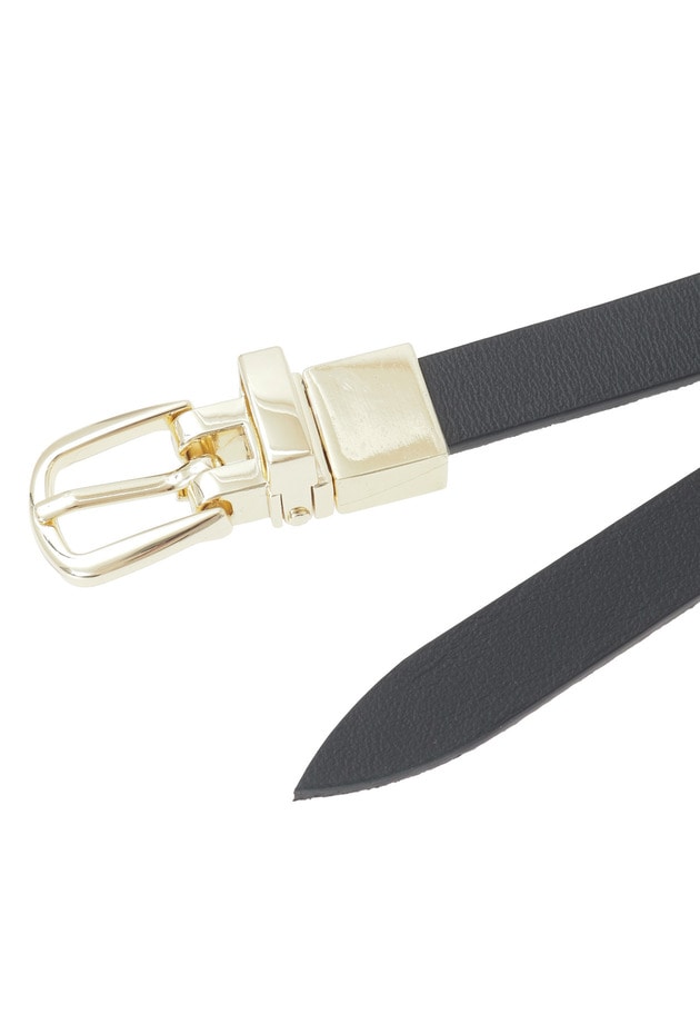 ＜LEFIJE (レフィエ)＞&ldquo;RVC Alaska&rdquo;ベルト（ブラック&times;スエードブラウン） 詳細画像 Beige 5