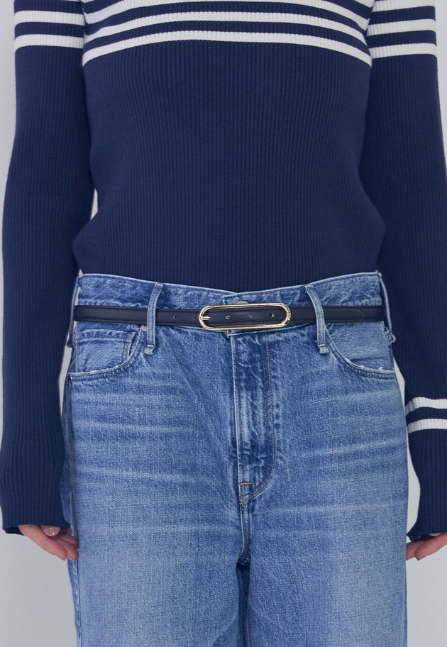 【予約・WEB限定】＜PUNTI（プンティ）＞"OVAL&rdquo;ベルト 詳細画像 Black 1