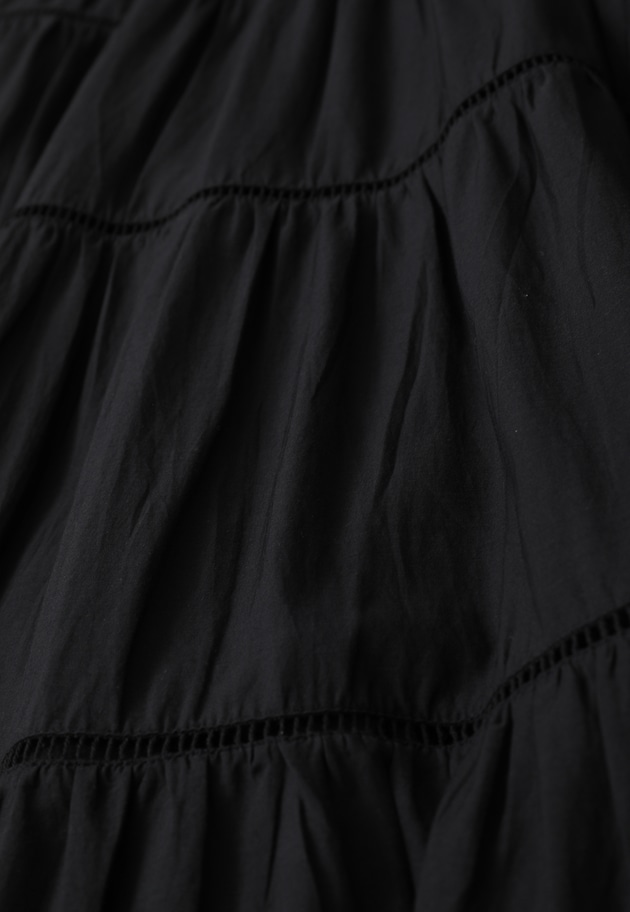 【WEB限定】＜normment（ノーメント）＞ティアードドレス 詳細画像 Black 12