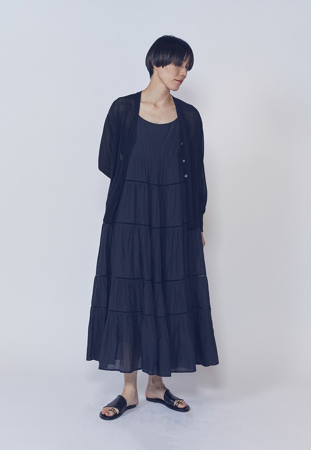 【予約・WEB限定】＜normment（ノーメント）＞ティアードドレス 詳細画像 Black 2