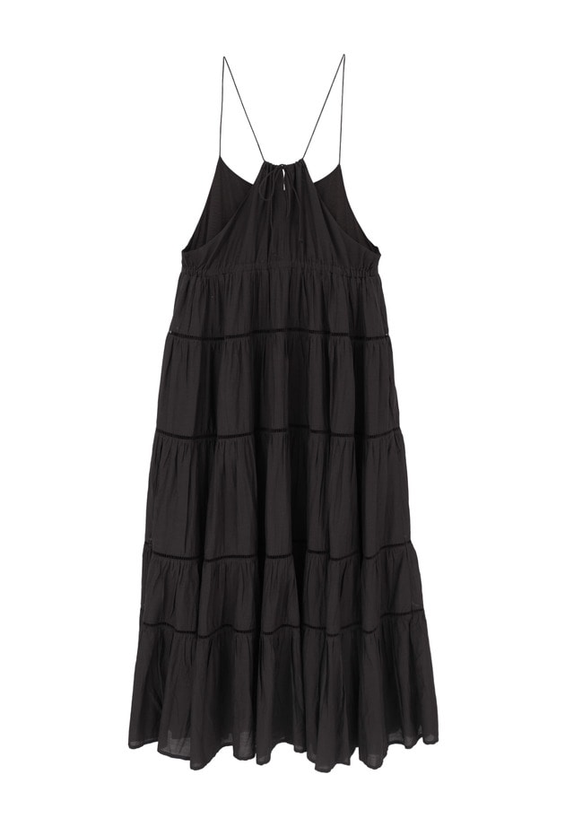 【WEB限定】＜normment（ノーメント）＞ティアードドレス 詳細画像 Brown 12