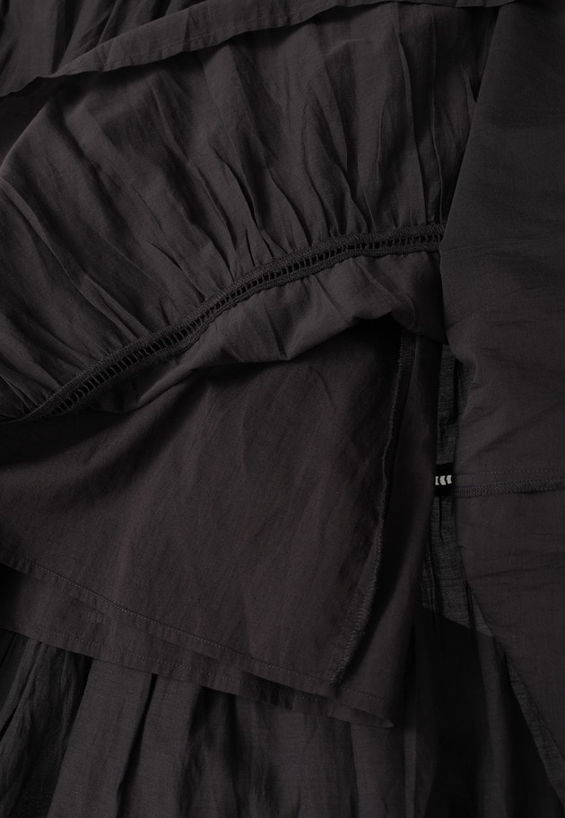 【WEB限定】＜normment（ノーメント）＞ティアードドレス 詳細画像 Brown 15