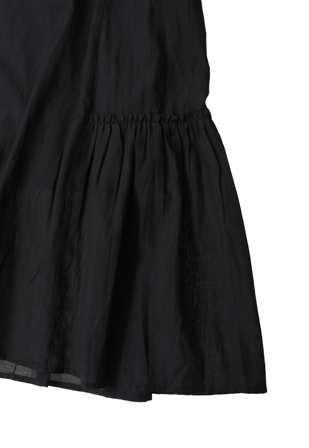 【WEB限定】＜normment（ノーメント）＞ギャザースリーブドレス 詳細画像 Black 15