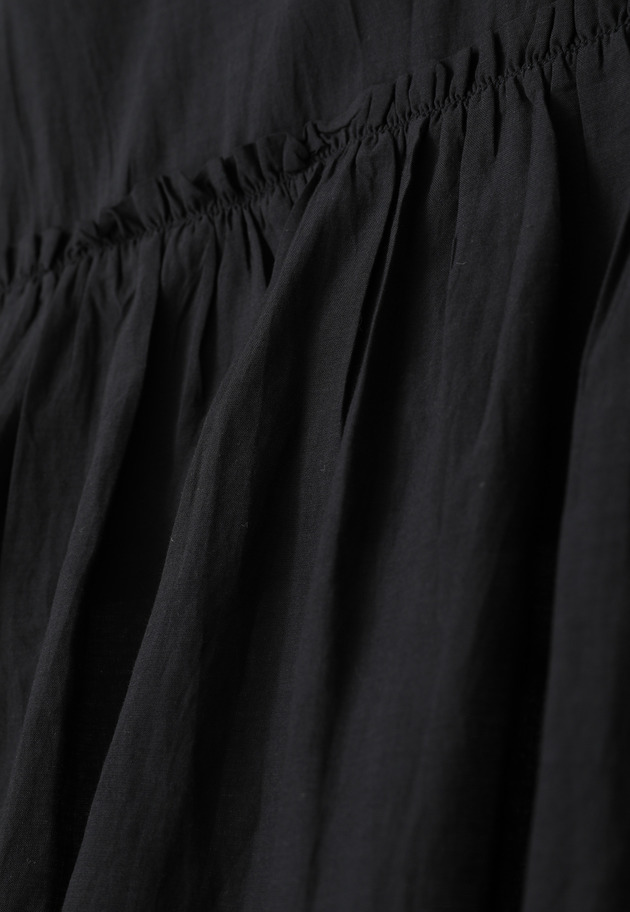 【WEB限定】＜normment（ノーメント）＞ギャザースリーブドレス 詳細画像 Black 16