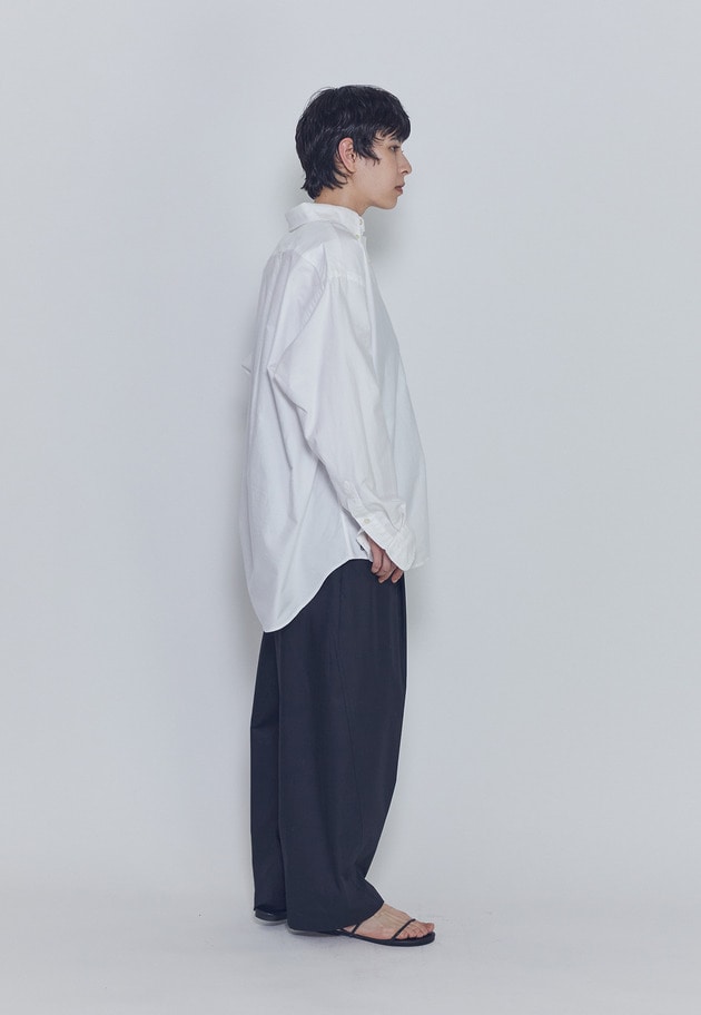＜POLO RALPH LAUREN（ポロ ラルフ ローレン）＞ビッグフィットボタンダウンシャツ 詳細画像 White 3