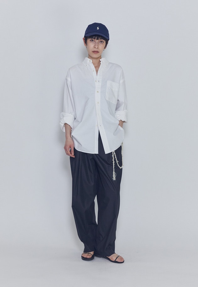 ＜POLO RALPH LAUREN（ポロ ラルフ ローレン）＞ビッグフィットボタンダウンシャツ 詳細画像 White 5