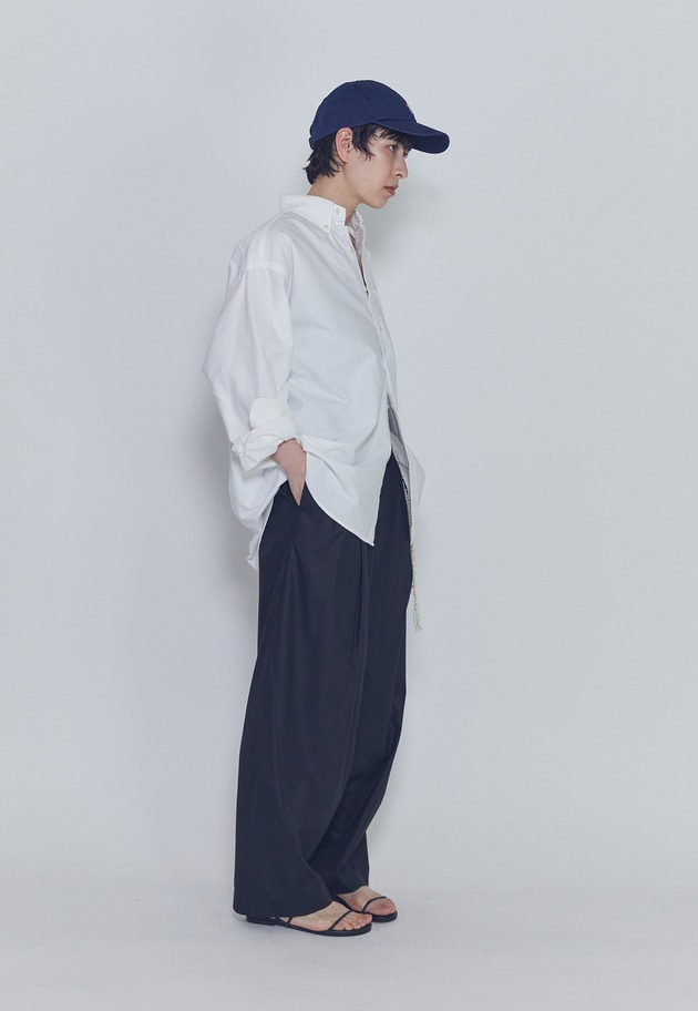 ＜POLO RALPH LAUREN（ポロ ラルフ ローレン）＞ビッグフィットボタンダウンシャツ 詳細画像 White 6