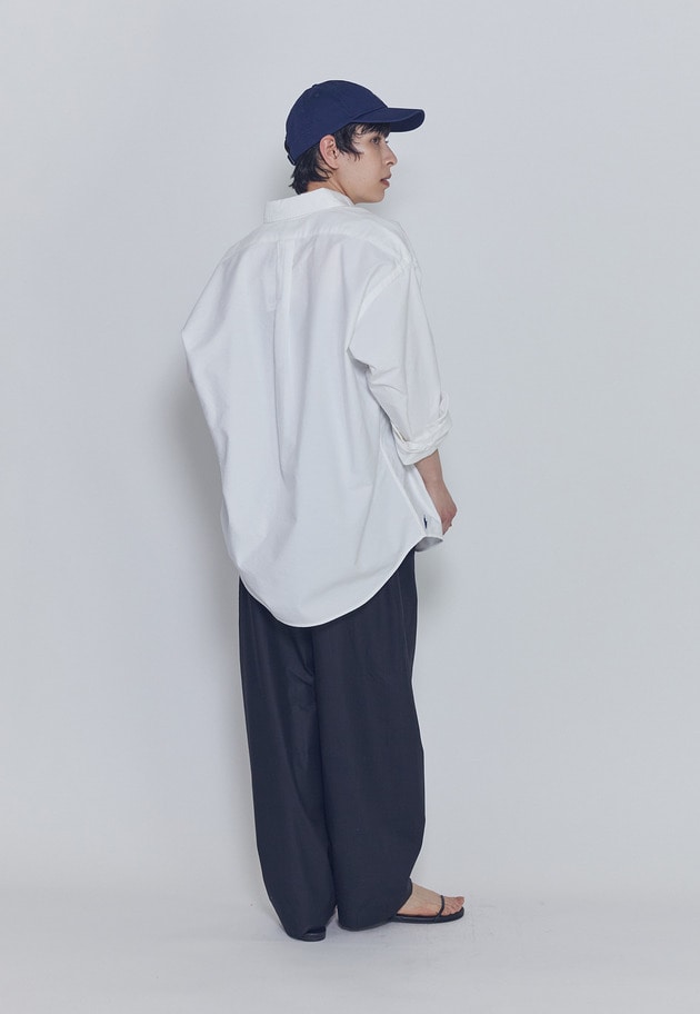 ＜POLO RALPH LAUREN（ポロ ラルフ ローレン）＞ビッグフィットボタンダウンシャツ 詳細画像 White 8