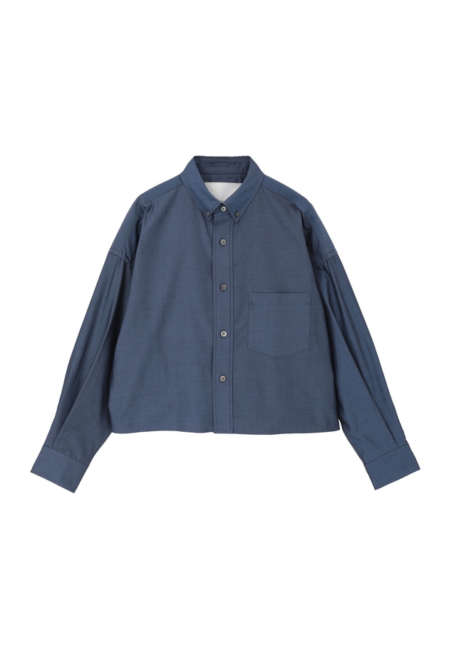 ＜TICCA（ティッカ）＞別注ショートボタンダウンシャツ 詳細画像 Navy 11