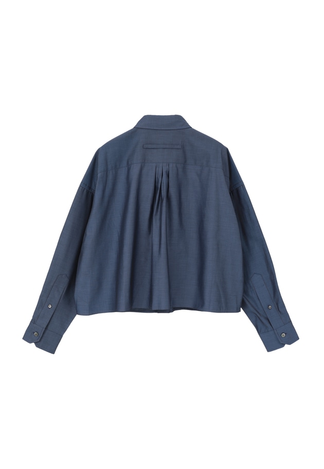 ＜TICCA（ティッカ）＞別注ショートボタンダウンシャツ 詳細画像 Navy 12
